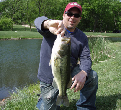 Largemouth Bass caught at Walnut Pond