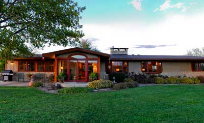 Backyard View to Retreat House