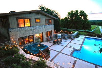 Pool patio view